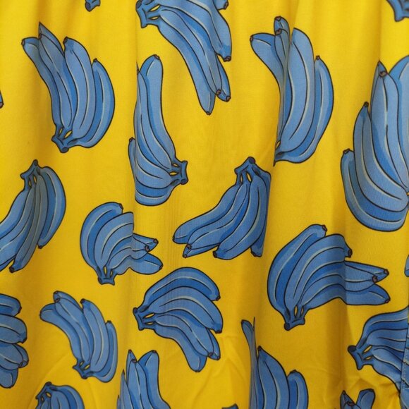 Nick Graham Men's Yellow W/Banana Print Boxers Size XL 40-42 Performance Stretch - Picture 4 of 7